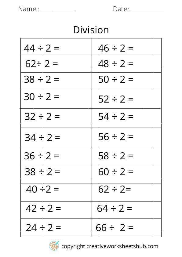 Division For Grade 4