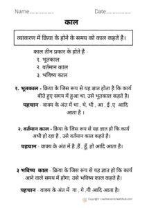 Grade 2 Hindi Grammar Worksheets Part 3 - Creativeworksheetshub
