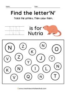 Animal Alphabet Worksheets - creativeworksheetshub