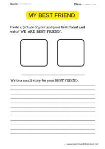 Friendship Day Worksheets For Kids