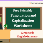 Grade 3 Punctuation and Capitalization Worksheets