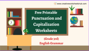 Grade 3 Punctuation and Capitalization Worksheets