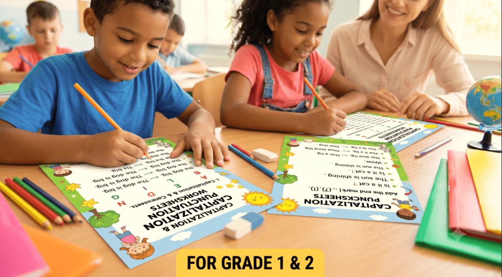 Capitalization and Punctuation Worksheets
